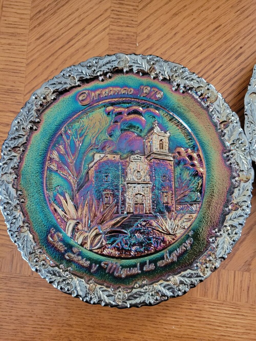 Fenton Christmas Plates